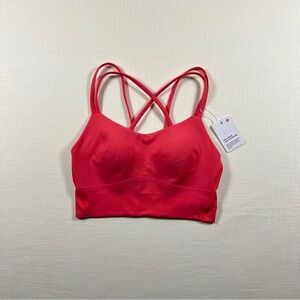 Lululemon Like a Cloud Bra Long Line *Light Support B/C Cup- Glaze Pink - Size 4
